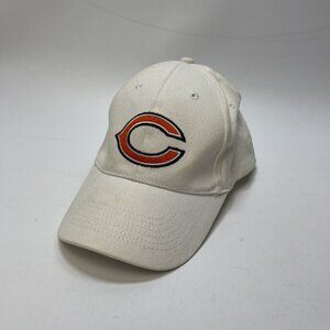 Chicago Bears Hat Cap One Size White NFL Football Logo Budlight Beer Men Read